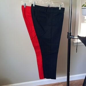 LOFT BLACK Marisa skinny pants